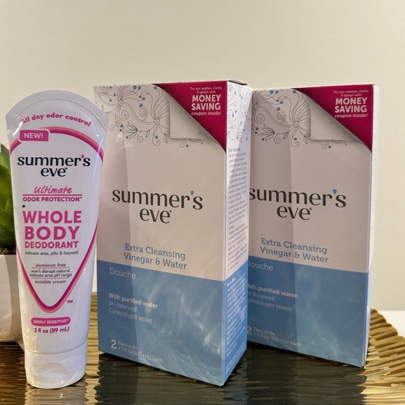 Summers Eve Other - Summer's Eve BUNDLE Whole Body Deodorant (1) + Douche Extra Cleansing (2)
